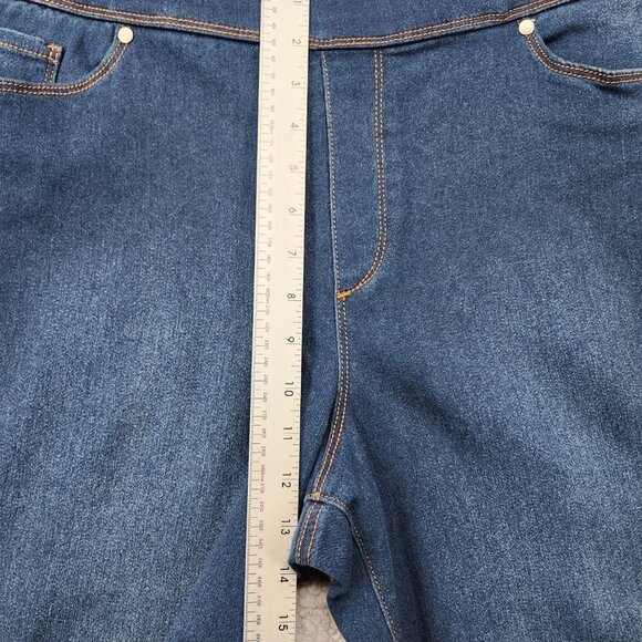 Gloria Vanderbilt Jean Shorts Womens Avery Pull On Skimming Mid Rise Stretch NWT - Picture 8 of 10